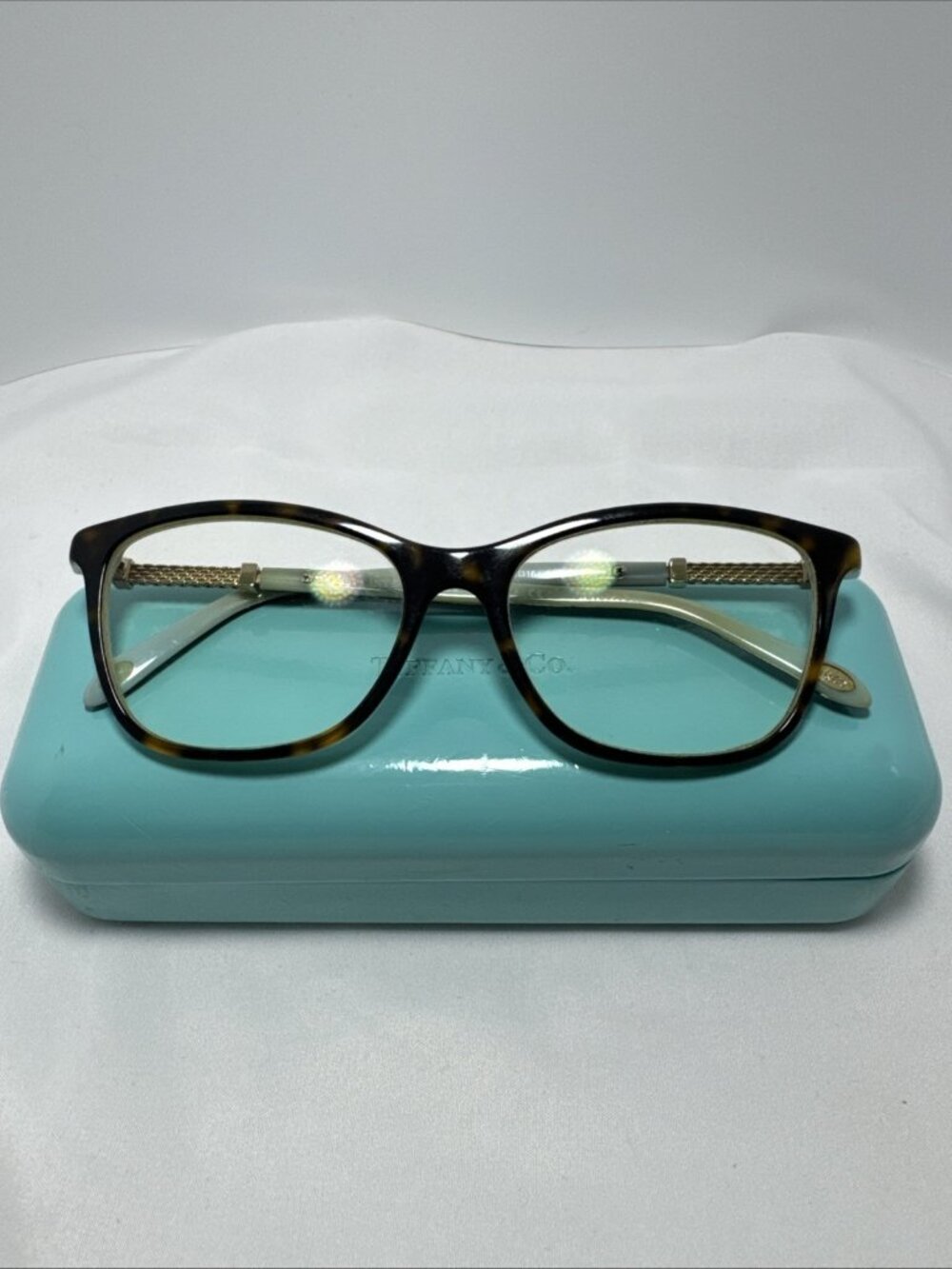 Tiffany & Co. Eyeglasses Frames TF 2116-B 8134 53-16 140 Made In Italy With Case